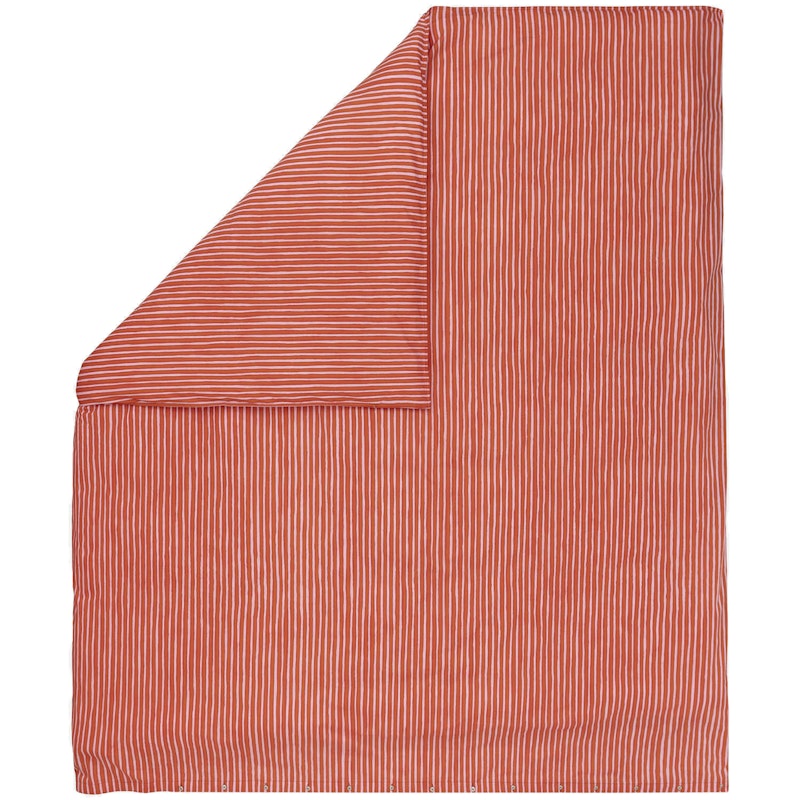 Piccolo Påslakan 240x220 cm, Rosa/Orange