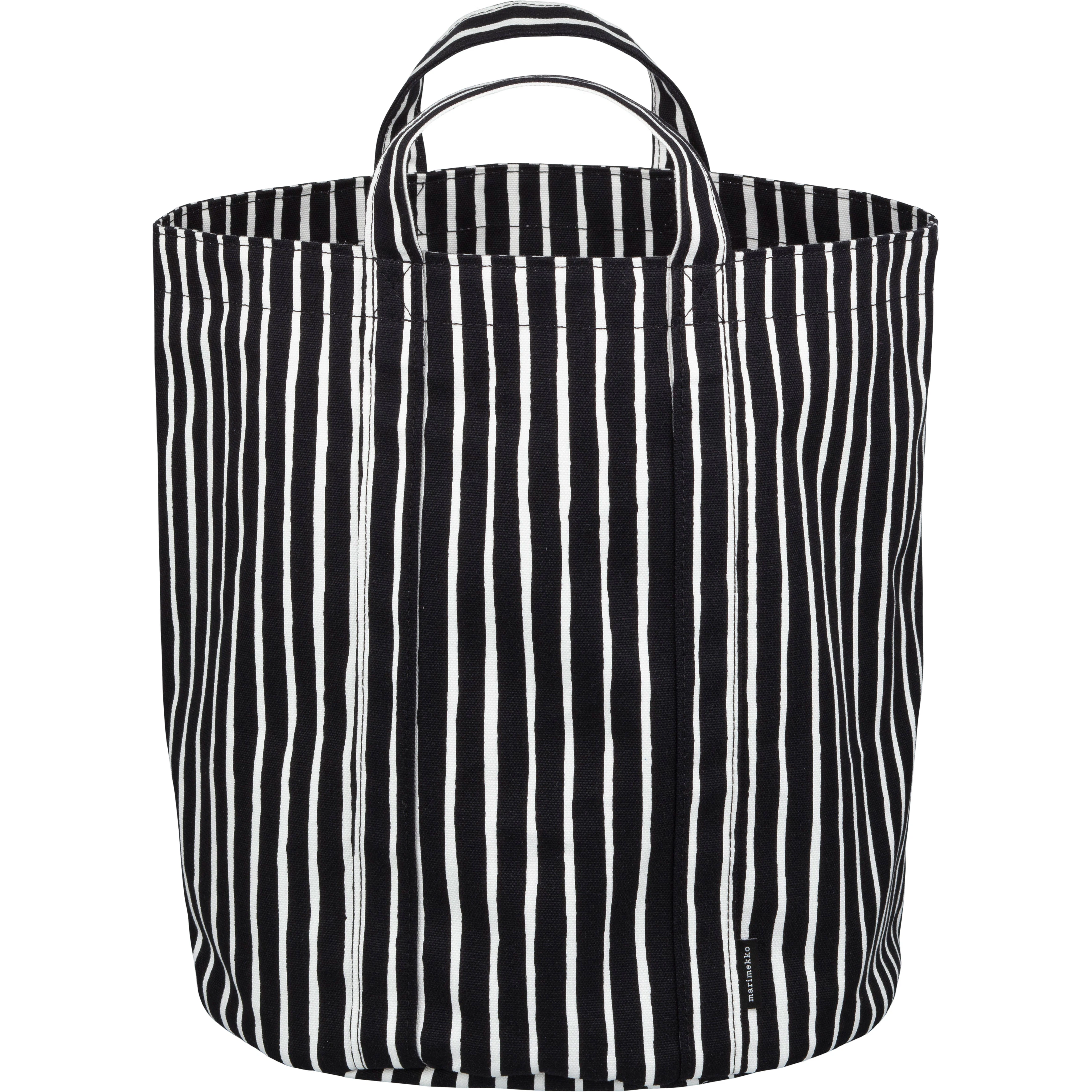 Marimekko Piccolo Förvaring 37 Cm / Vit - Tvättkorgar Bomull Svart