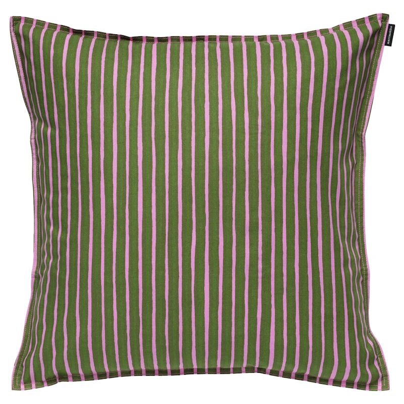 Piccolo Kuddfodral 50x50 cm, Olive Green/Fuchsia