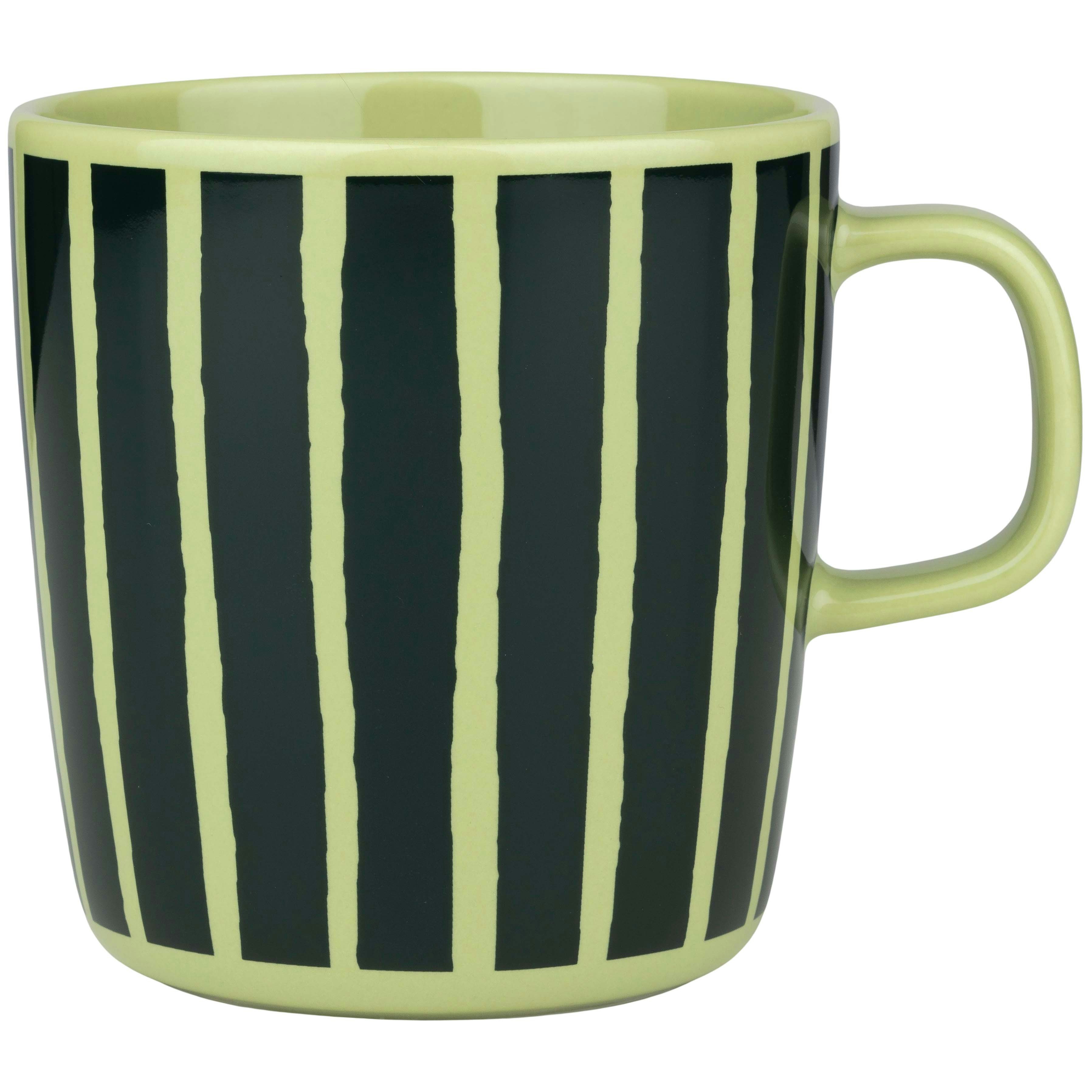 Marimekko Piccolo Mugg 40 Cl Pear / - Tekoppar Stengods M&ouml;rkgr&ouml;n