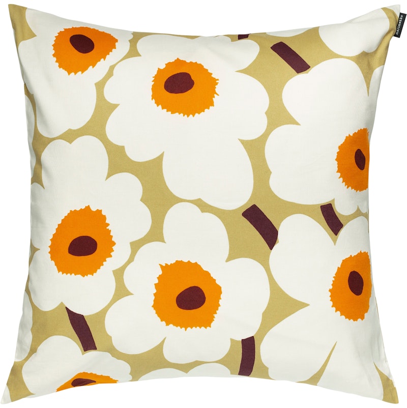Pieni Unikko Kuddfodral 50x50 cm, Cream / Caramel