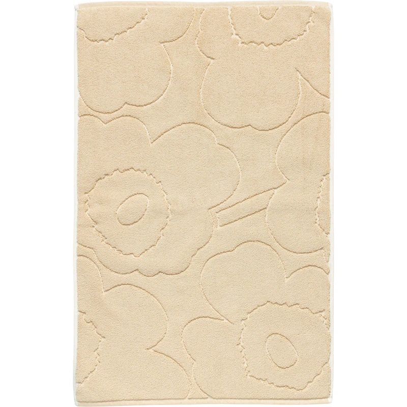 Piirto Unikko Badrumsmatta 50x80 cm, Straw / Off-white