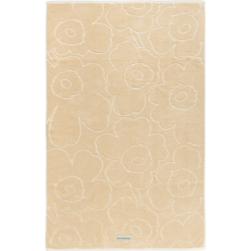 Piirto Unikko Badhandduk Straw / Off-white, 100x160 cm