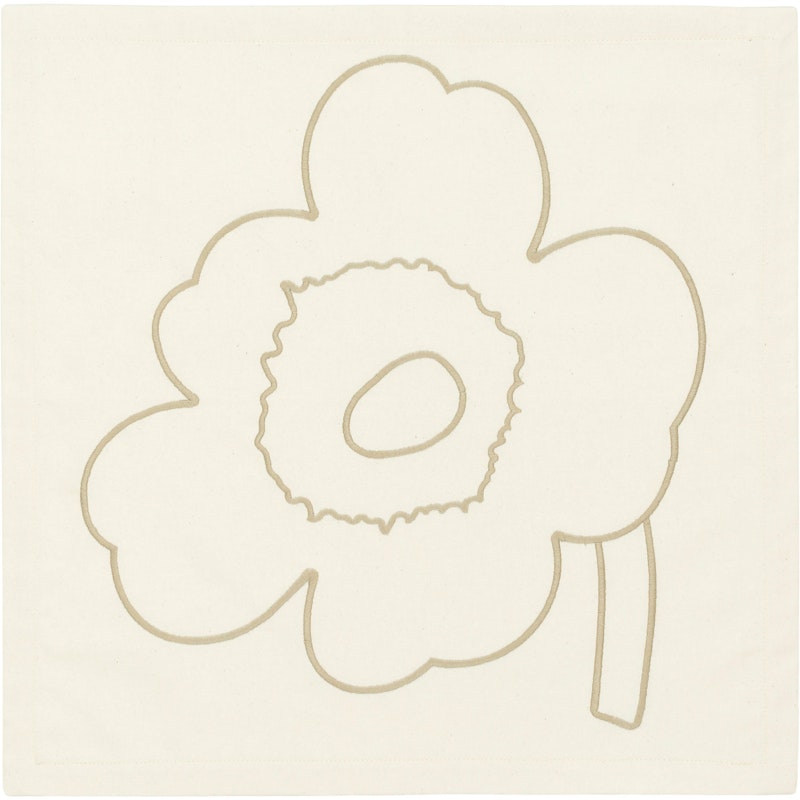 Piirto Unikko Servett 43x43 cm 3-pack, Off-white / Strå