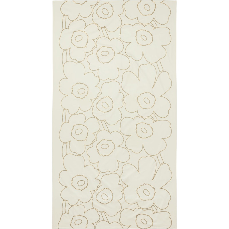 Piirto Unikko Duk 140x250 cm, Off-white / Strå