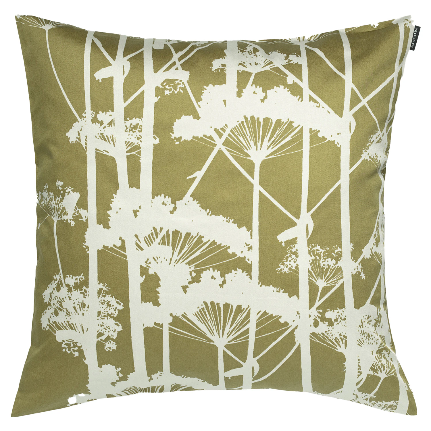 Marimekko Putkinotko Kuddfodral 50x50 Cm Vit/green Amber - Prydnadskuddar & Fodral Bomull Green Umber