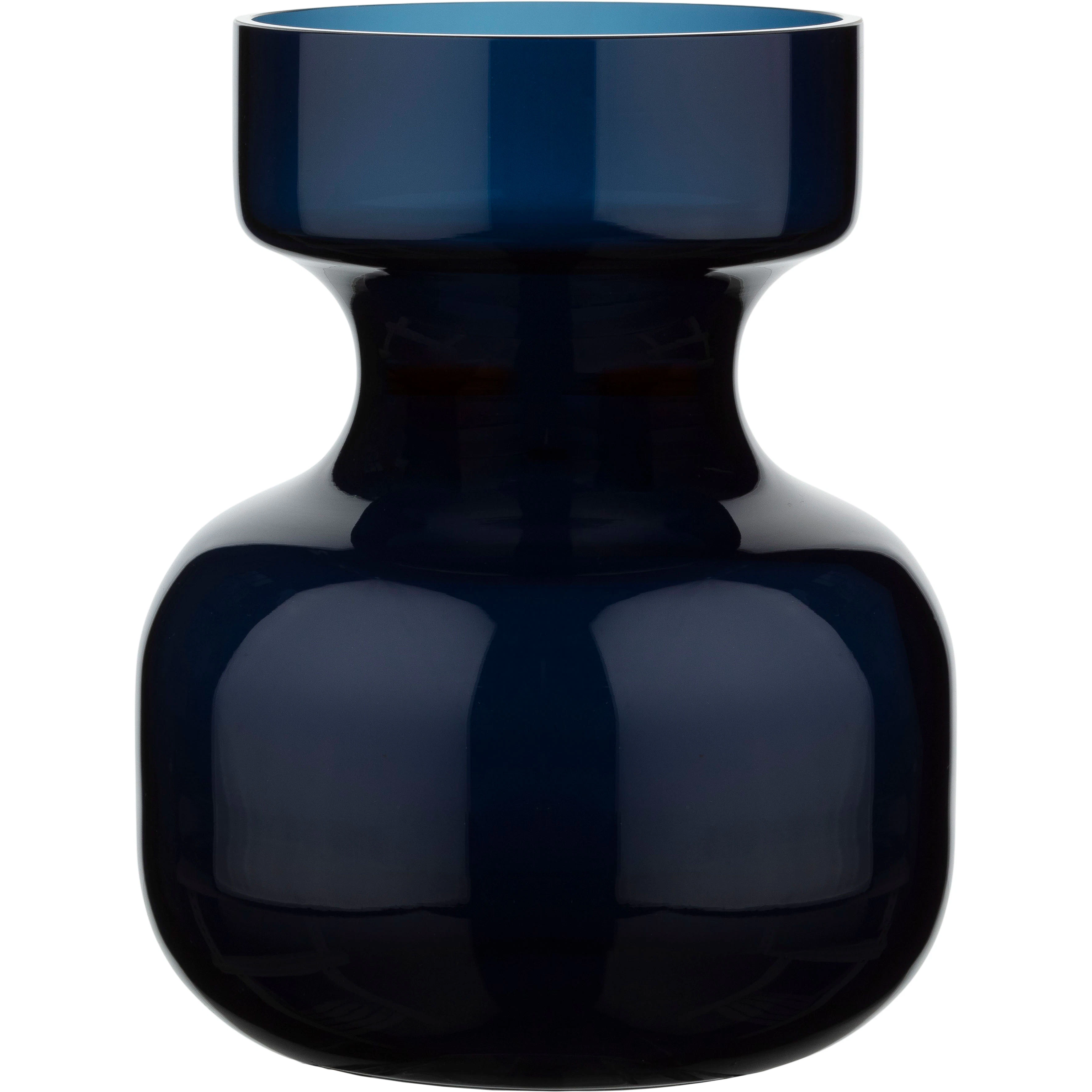 Marimekko S&auml;kki Vas 16,5 Cm Midnattsbl&aring; - Vaser Glas Midnight Blue