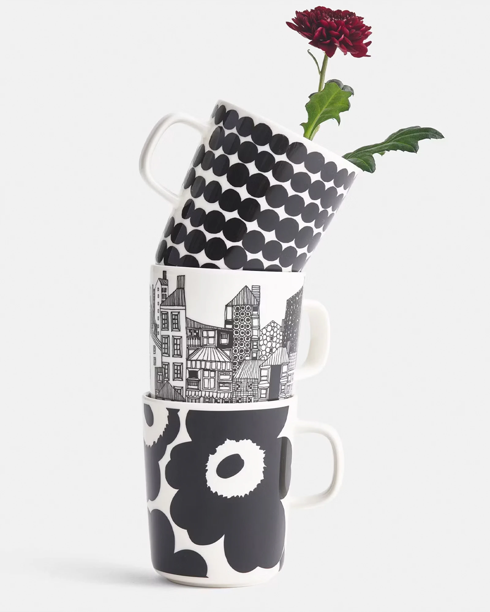 Marimekko Siirtolapuutarha Mugg 25 Cl, svart från Marimekko, bild 3