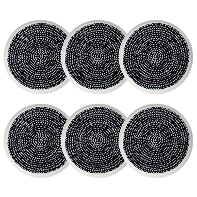 Oiva/Siirtolapuutarha Assiett 20 cm 6-pack