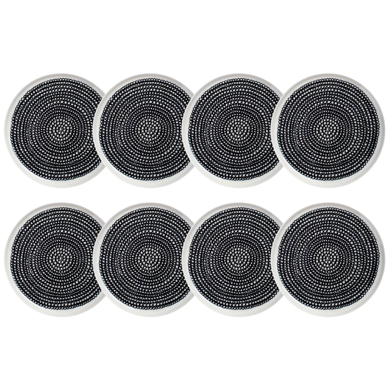 Oiva/Siirtolapuutarha Assiett 20 cm 8-pack