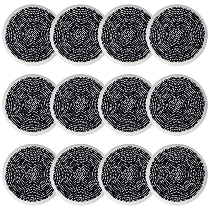 Oiva/Siirtolapuutarha Assiett 20 cm 12-pack