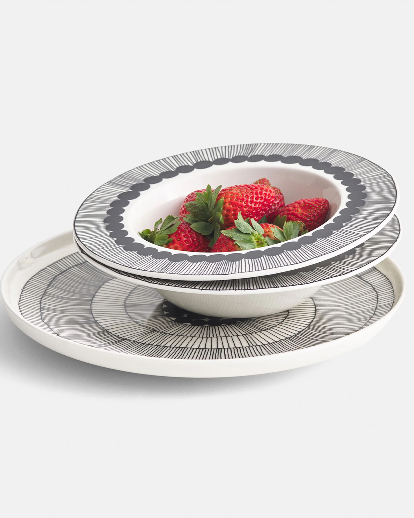 Marimekko Siirtolapuutarha Tallrik 25 Cm, svart från Marimekko, bild 3