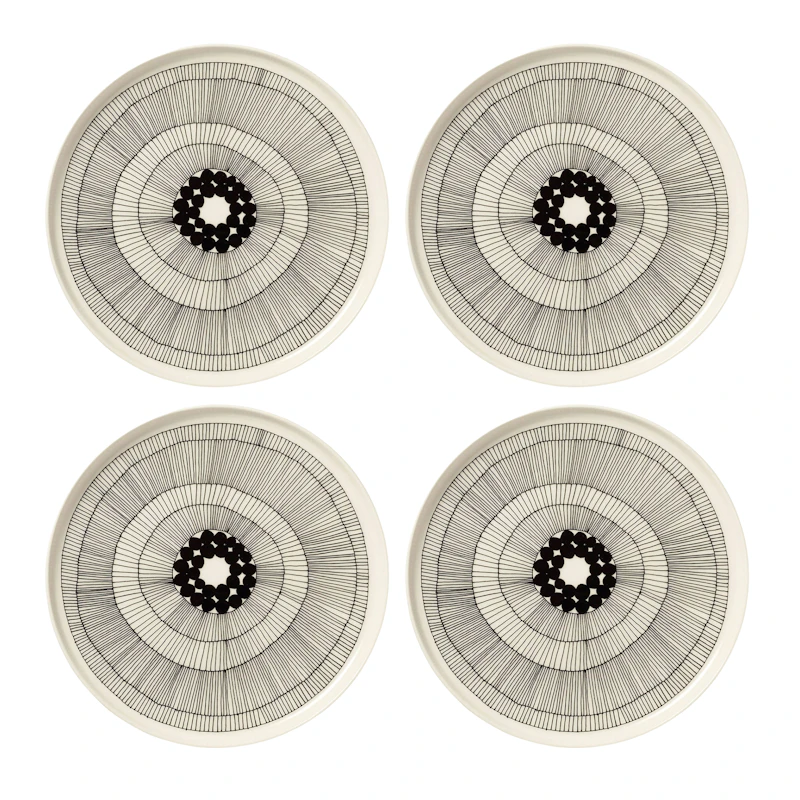 Siirtolapuutarha Tallrik 25 cm 4-pack