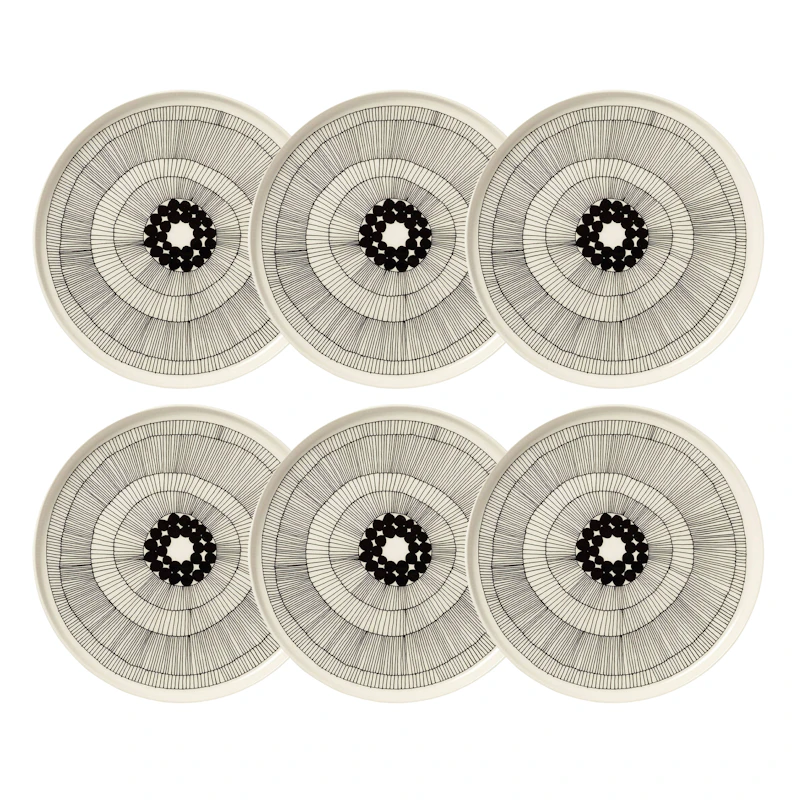 Siirtolapuutarha Tallrik 25 cm 6-pack