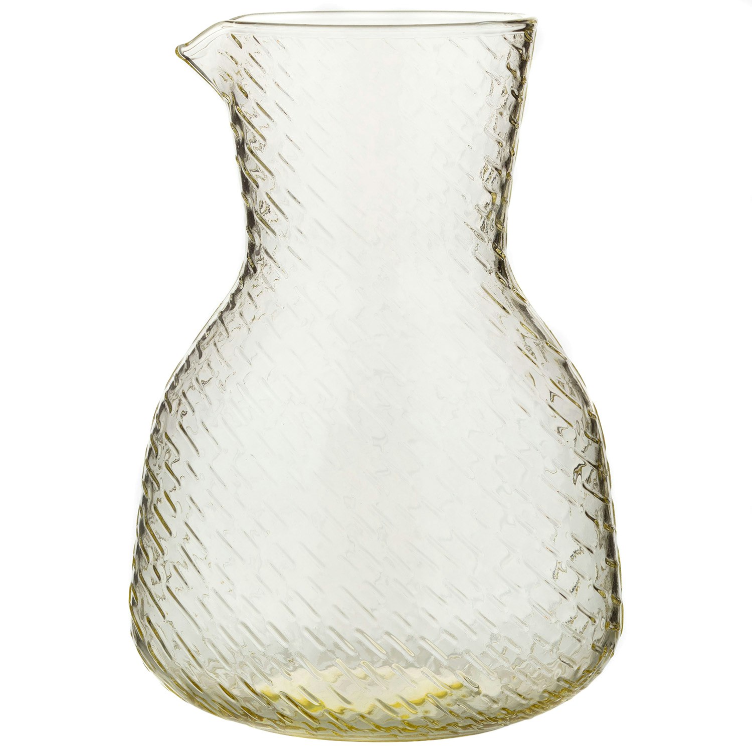 Marimekko Syksy Karaff 1,3 l - Vattenkaraffer & Vattenkannor Glas Pale Yellow