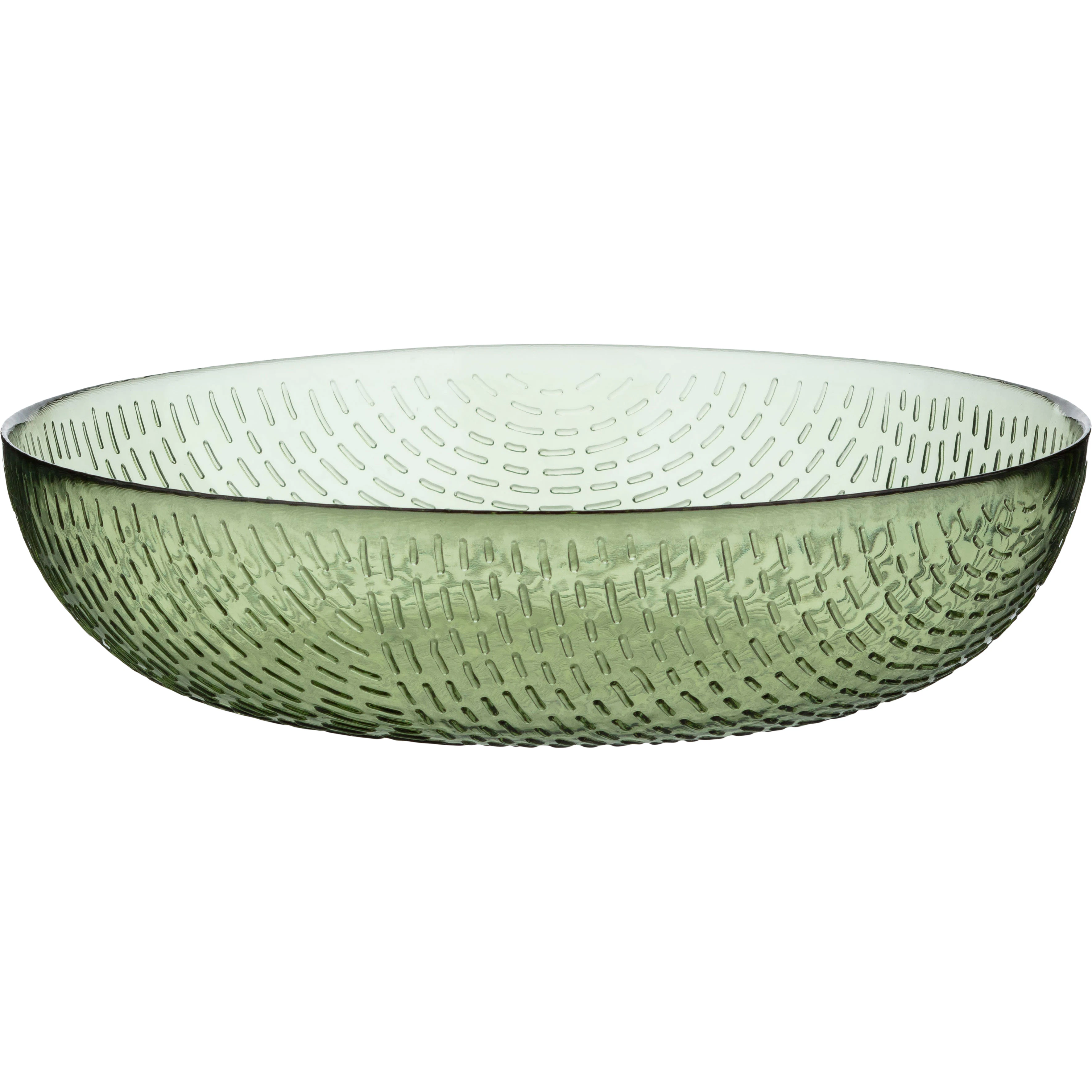 Marimekko Syksy Serveringssk&aring;l 23 Cm Oliv - Serveringssk&aring;lar Glas Olivgr&ouml;n