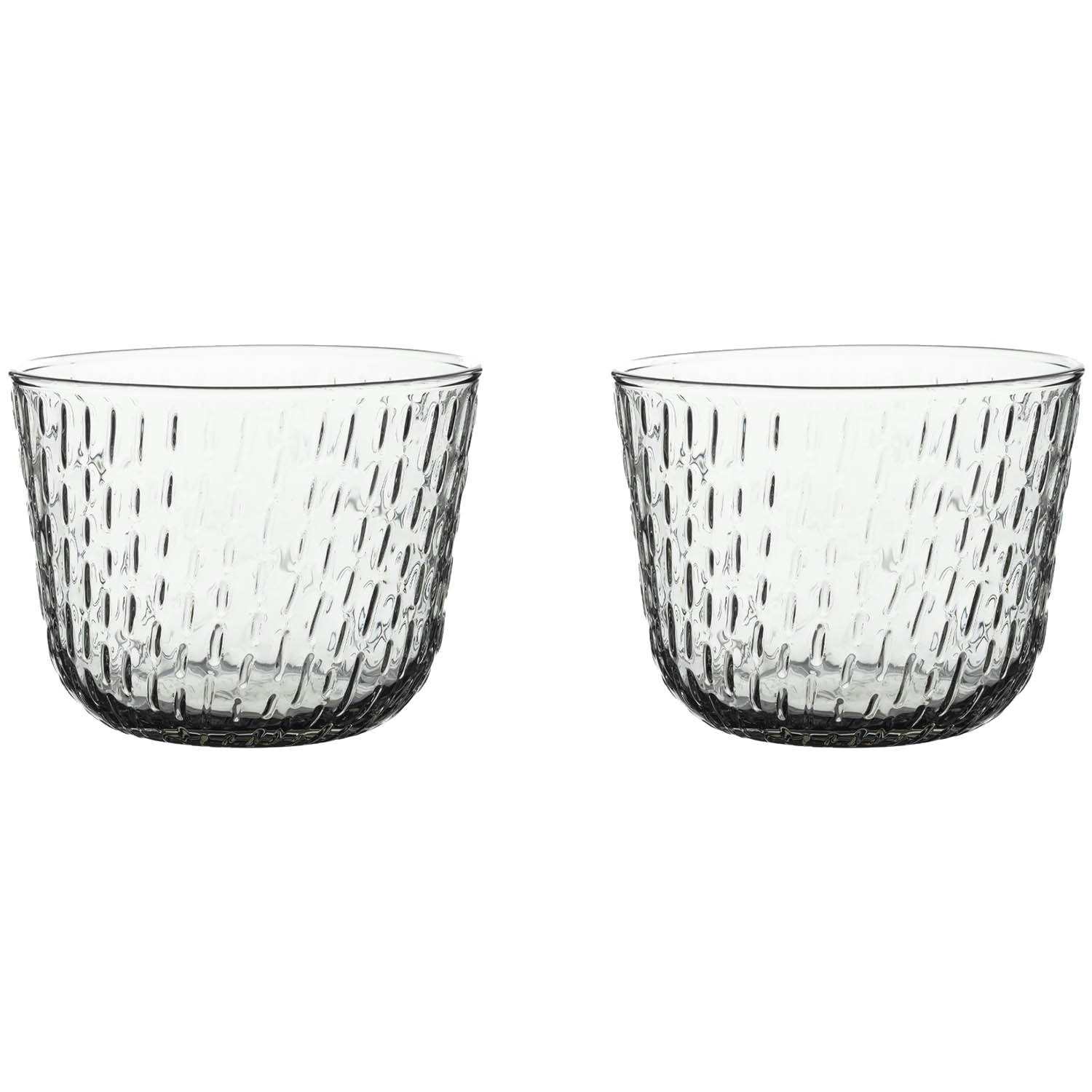Marimekko Syksy Tumbler 20 Cl 2-pack - Tumblerglas Glas Misty Grey