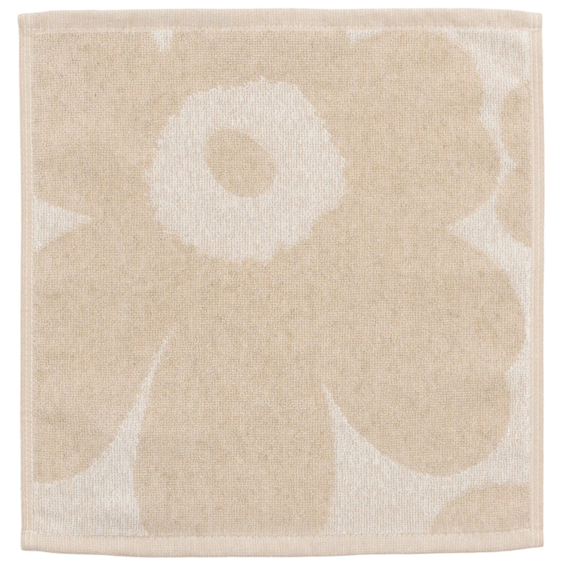 Unikko Ansiktshandduk 30x30 cm, Off-white / Linen