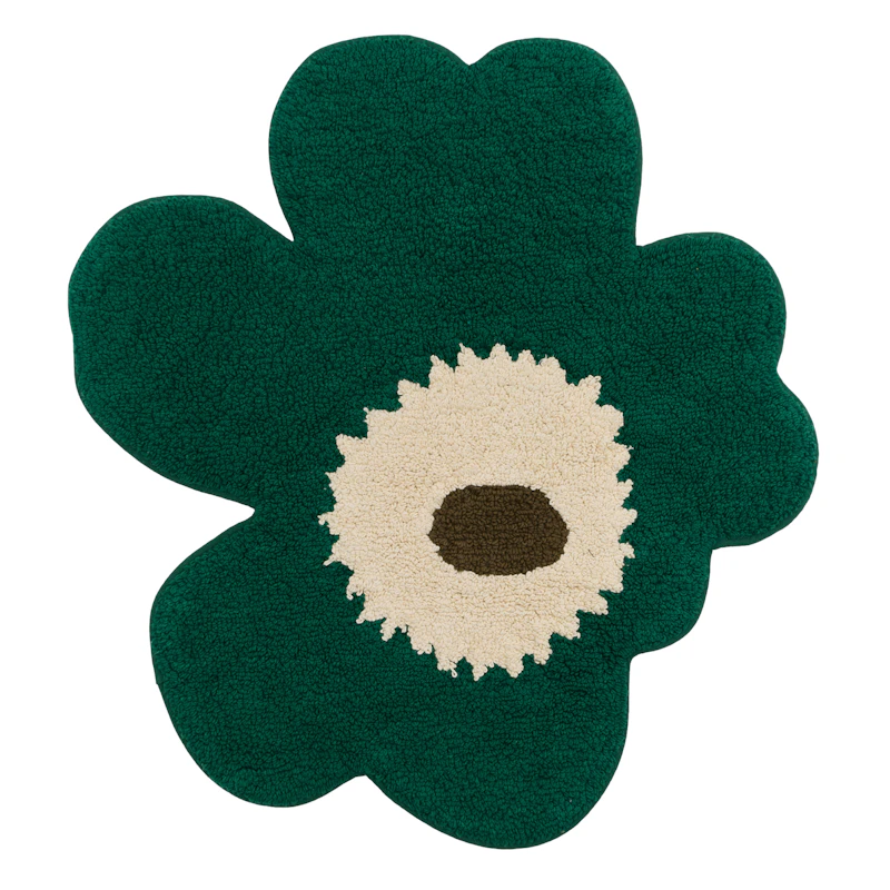 Unikko Badrumsmatta 73X74 cm, Off-white / Mole