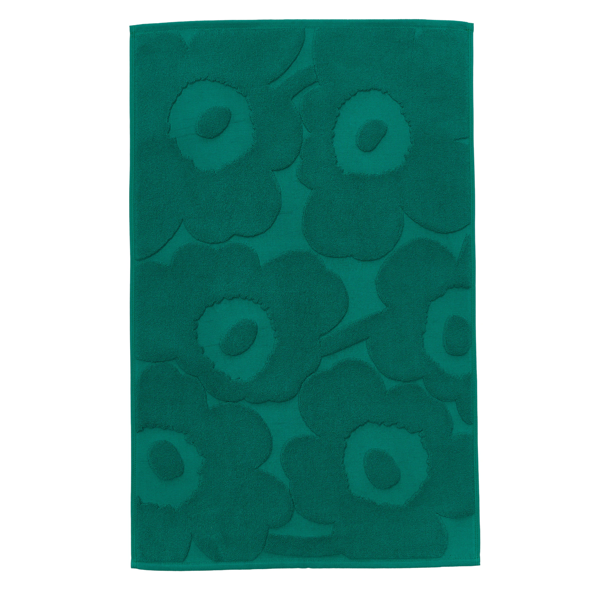 Marimekko Unikko Badrumsmatta 50x80 Cm - Badrumsmattor Bomull Smaragd