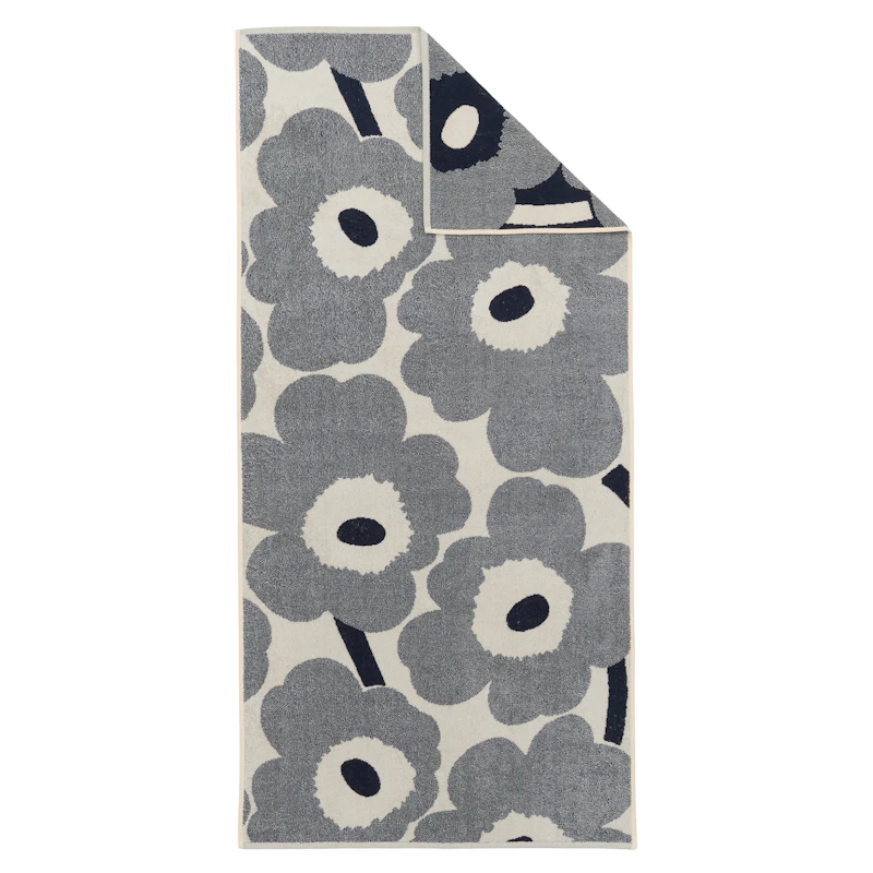 Unikko Badhandduk 70x150 cm, Blueberry