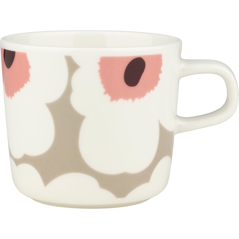 Oiva/Unikko Kopp 20 cl, Powder / Clay / Dark Wine