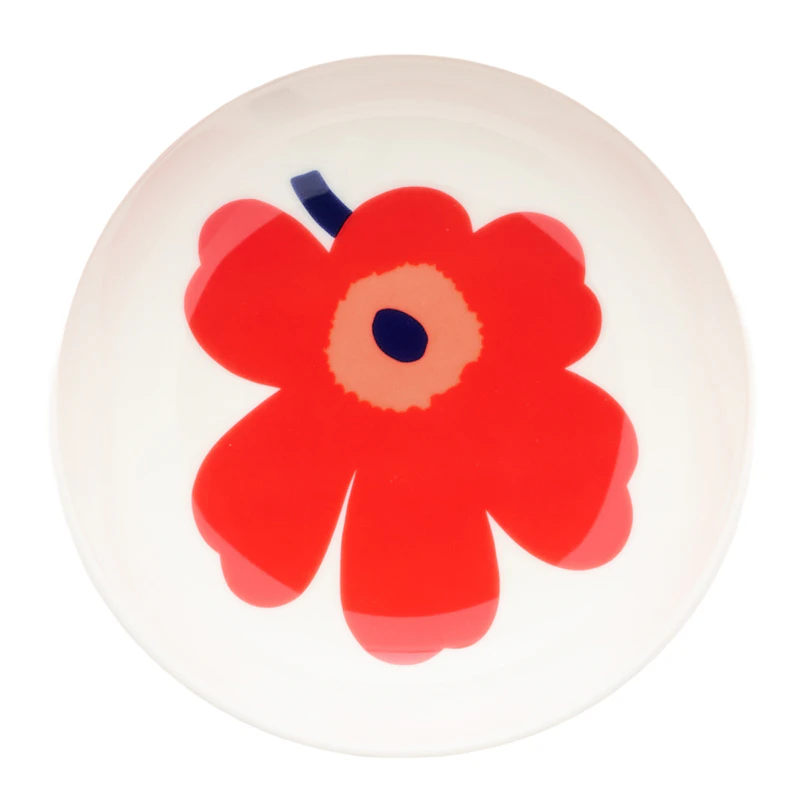 Unikko Djup Tallrik 13 cm, Röd