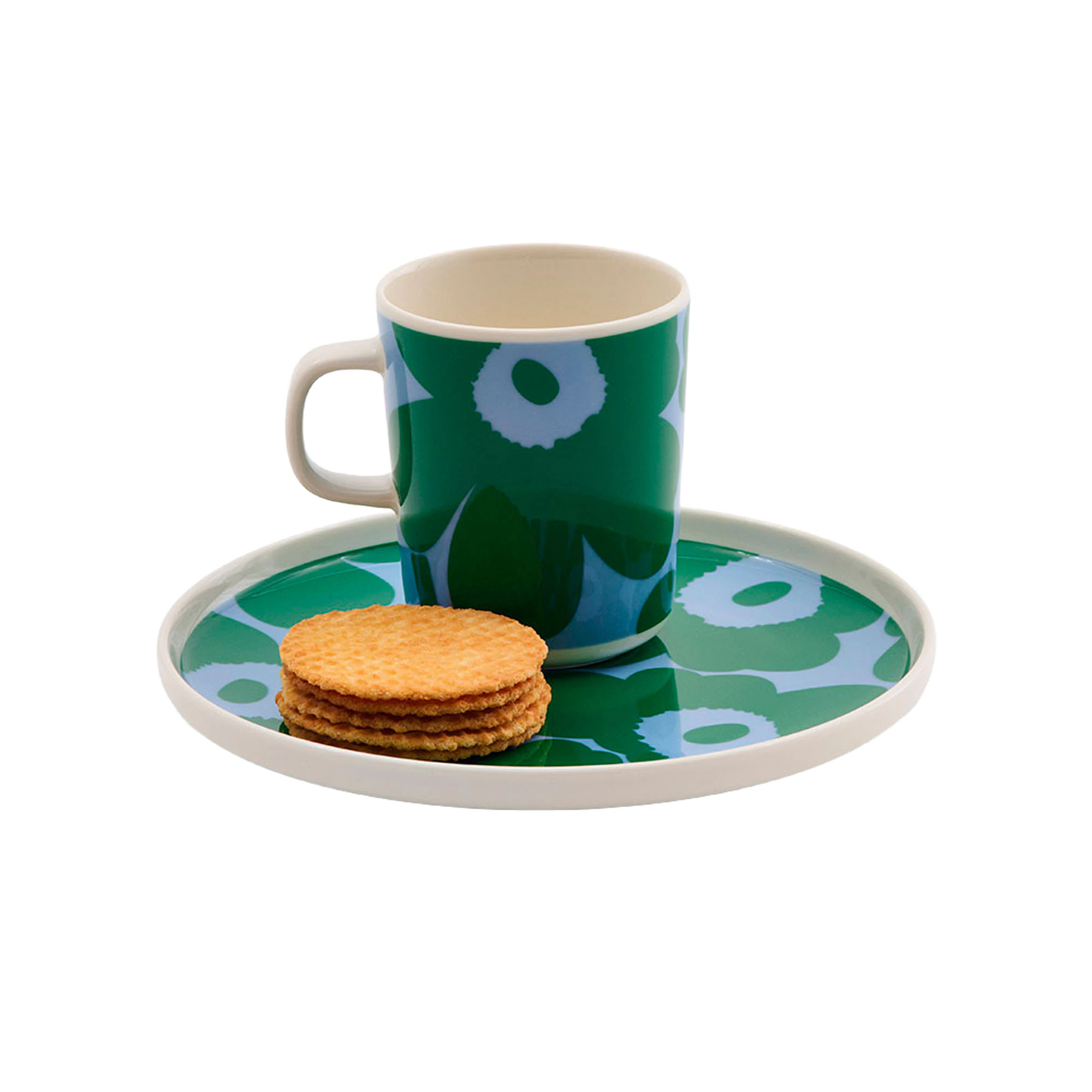 Marimekko Unikko Frukostset Blå / Grön från Marimekko, bild 2