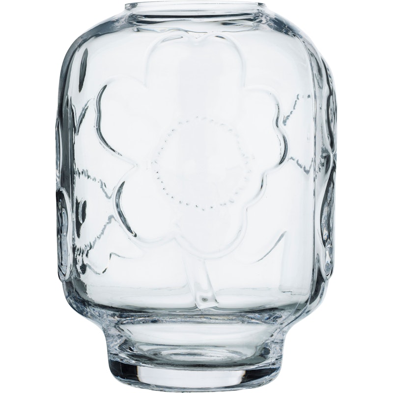 Unikko Glasvas 18 cm, Klar