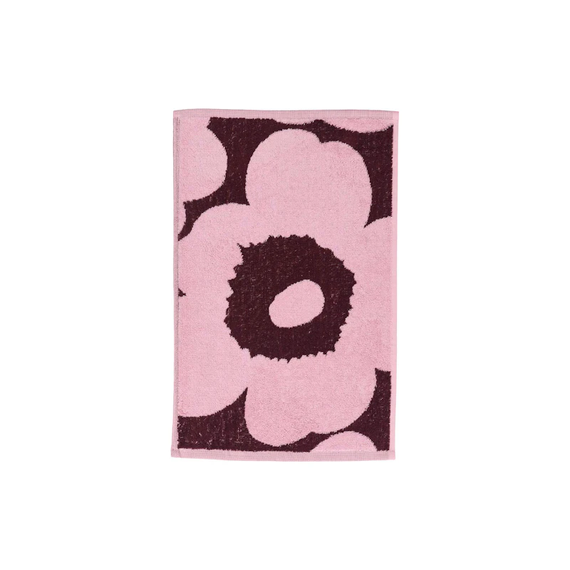 Unikko Gästhandduk, Plommon / Rosa
