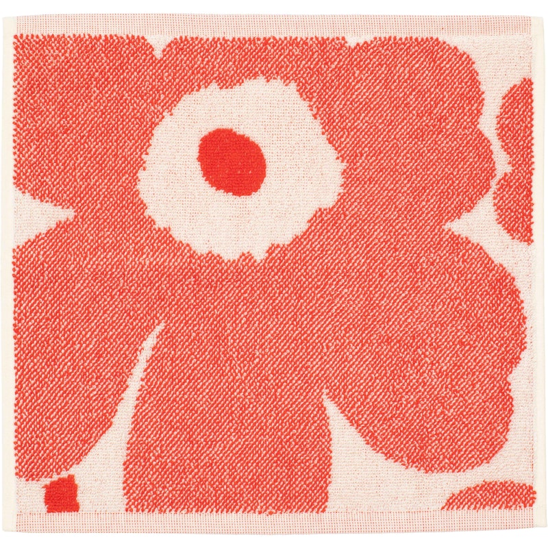 Unikko Ansiktshandduk 32x32 cm, Orange Red