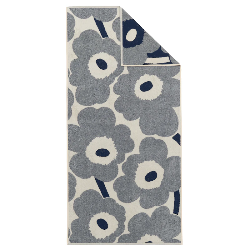 Unikko Badhandduk 70x150 cm, Blueberry