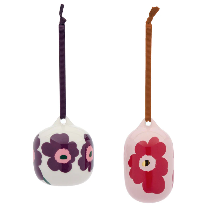 Unikko Kula 2-pack, Plommon / Cranberry / Rosa