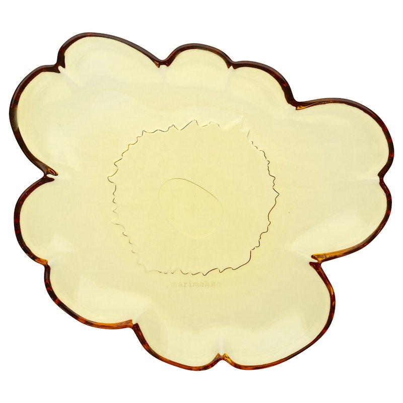 Unikko Shape Tallrik 20 cm, Amber