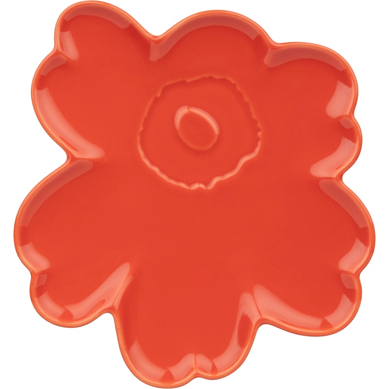 Unikko Shape Tallrik 20 cm, Orange Red