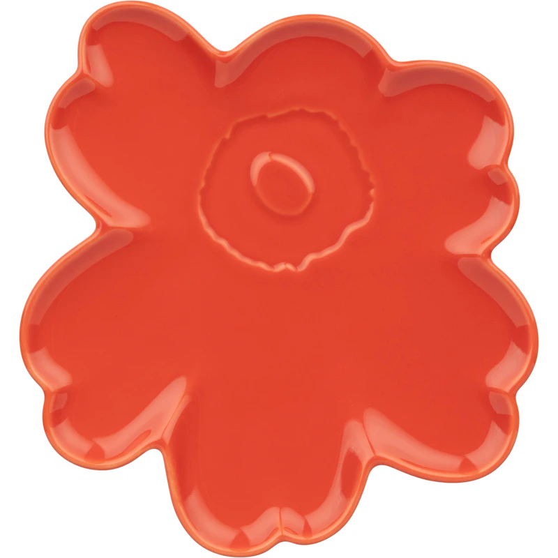 Unikko Shape Tallrik 20 cm, Orange Red