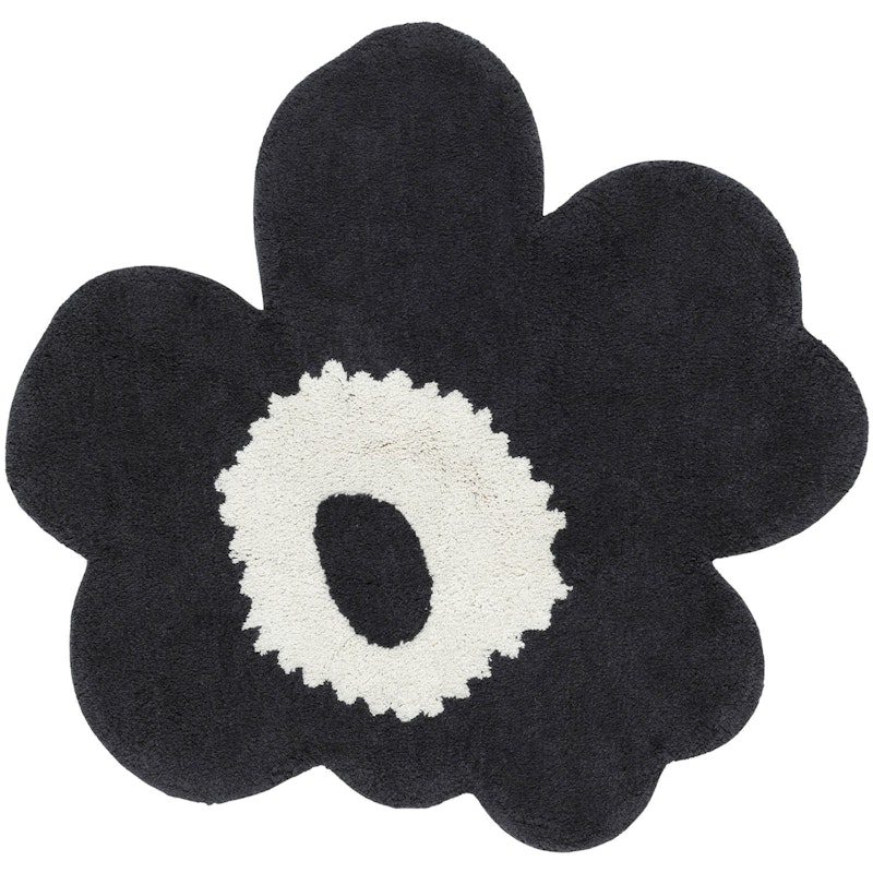 Unikko Terry Badrumsmatta 73X74 cm, Off-white/Charcoal