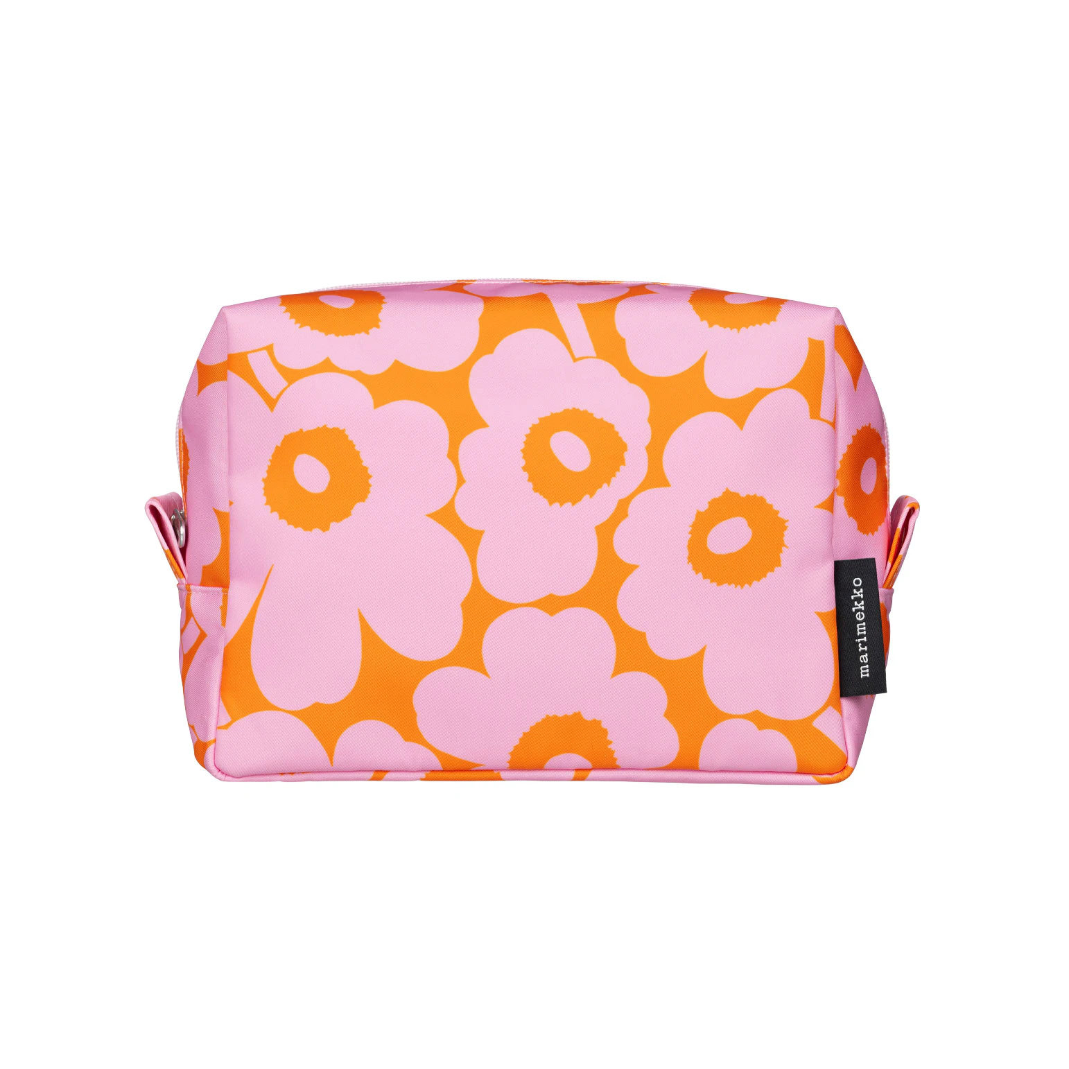 Marimekko Vilja Mini Unikko Necess&auml;r / Orange - Smyckeskrin & bonbonniere Polyester Rosa
