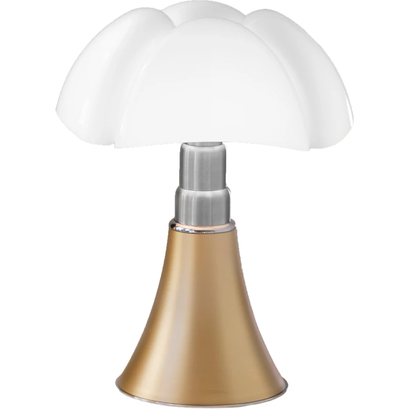Pipistrello Mini Bordslampa, Satin Brass