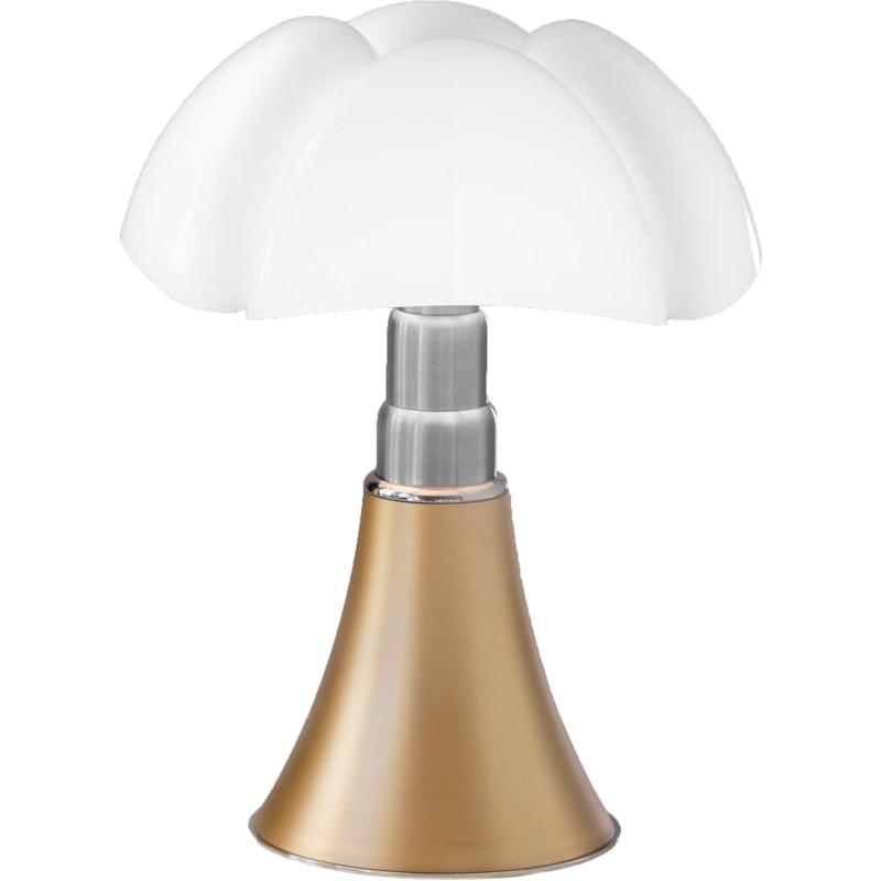 Pipistrello Mini Bordslampa, Satin Brass