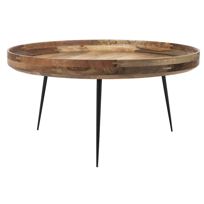 Bowl Soffbord Naturlackerat Mangoträ, 75 cm