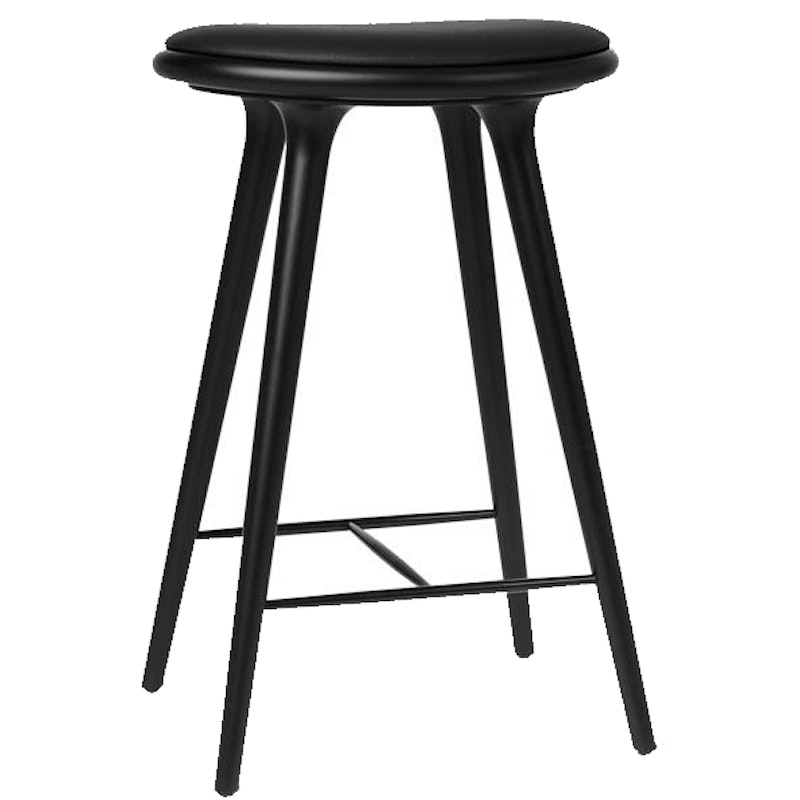 High Stool Pall 69 cm, Svartbetsad Bok