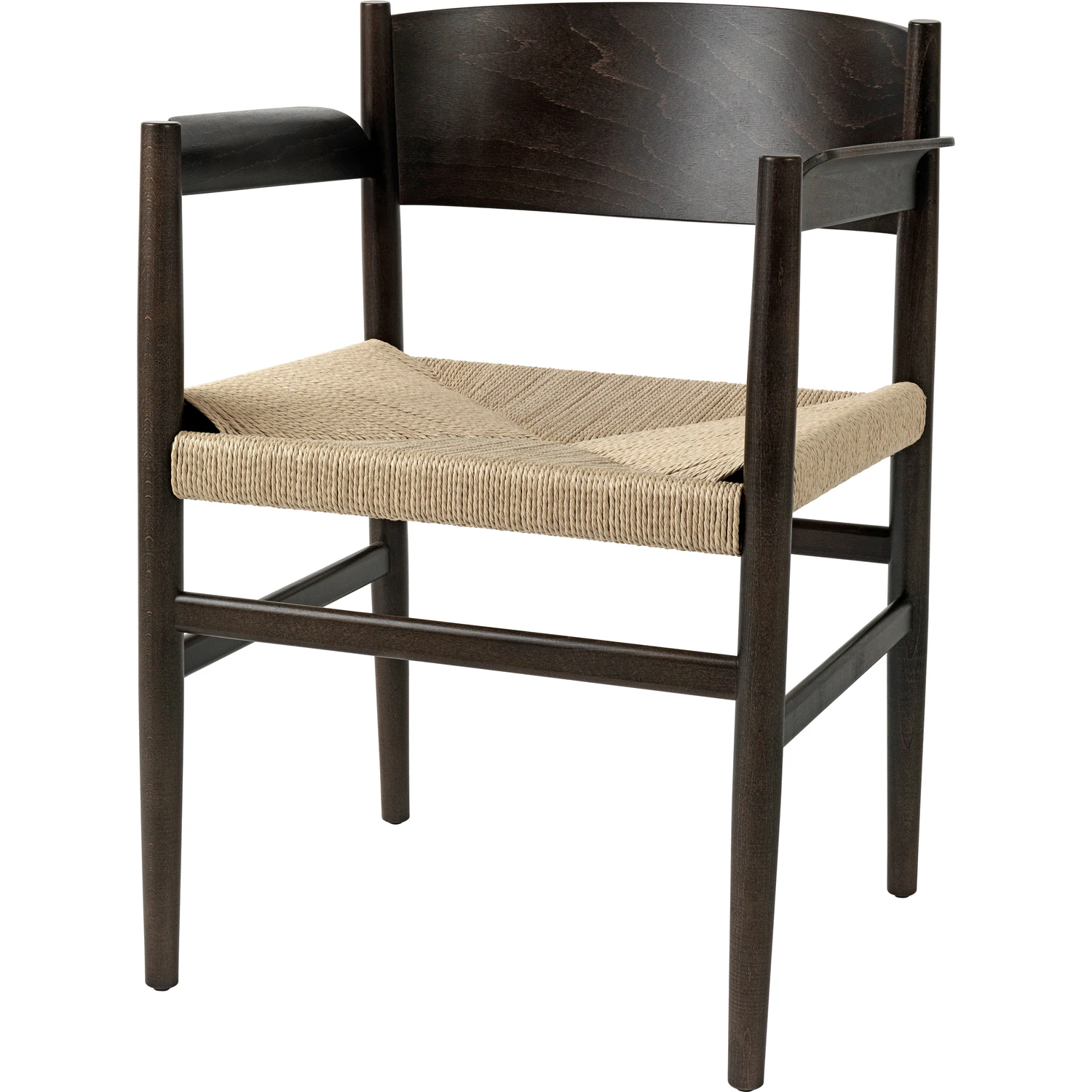 Mater Nestor Karmstol Sirka betsad / Papperssn&ouml;re - Stolar Bok Gr&aring;