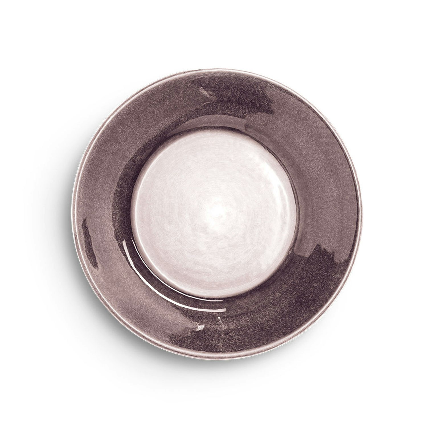 mateus basic tallrik 21 cm plommon - keramik lila