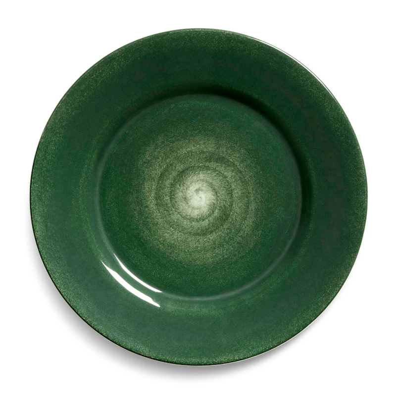 Basic Tallrik 25 cm, Skogsgrön