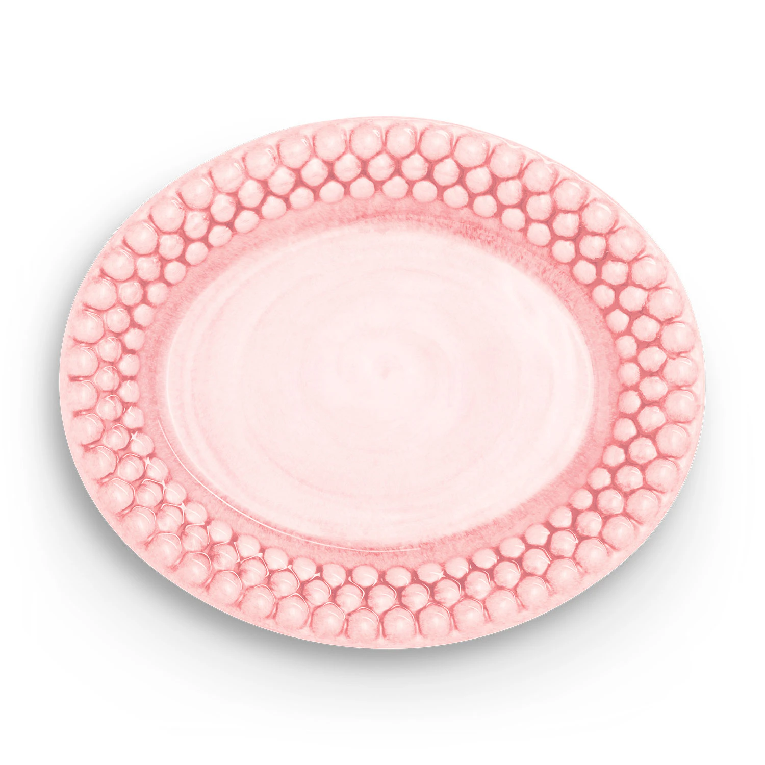 Mateus Bubbles Oval Tallrik 20 Cm - Assietter Keramik Ljusrosa
