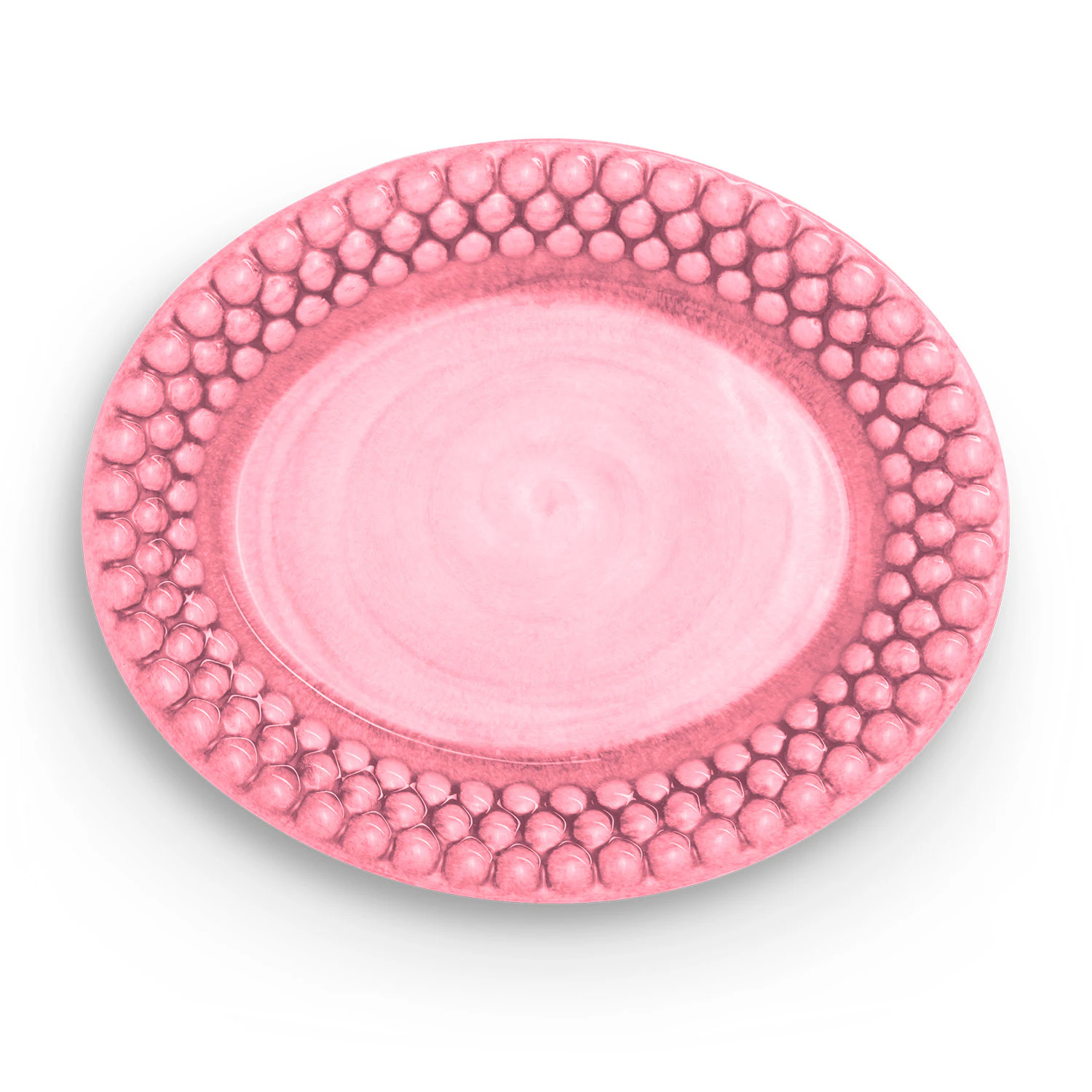 Mateus Bubbles Oval Tallrik 20 Cm - Assietter Keramik Rosa