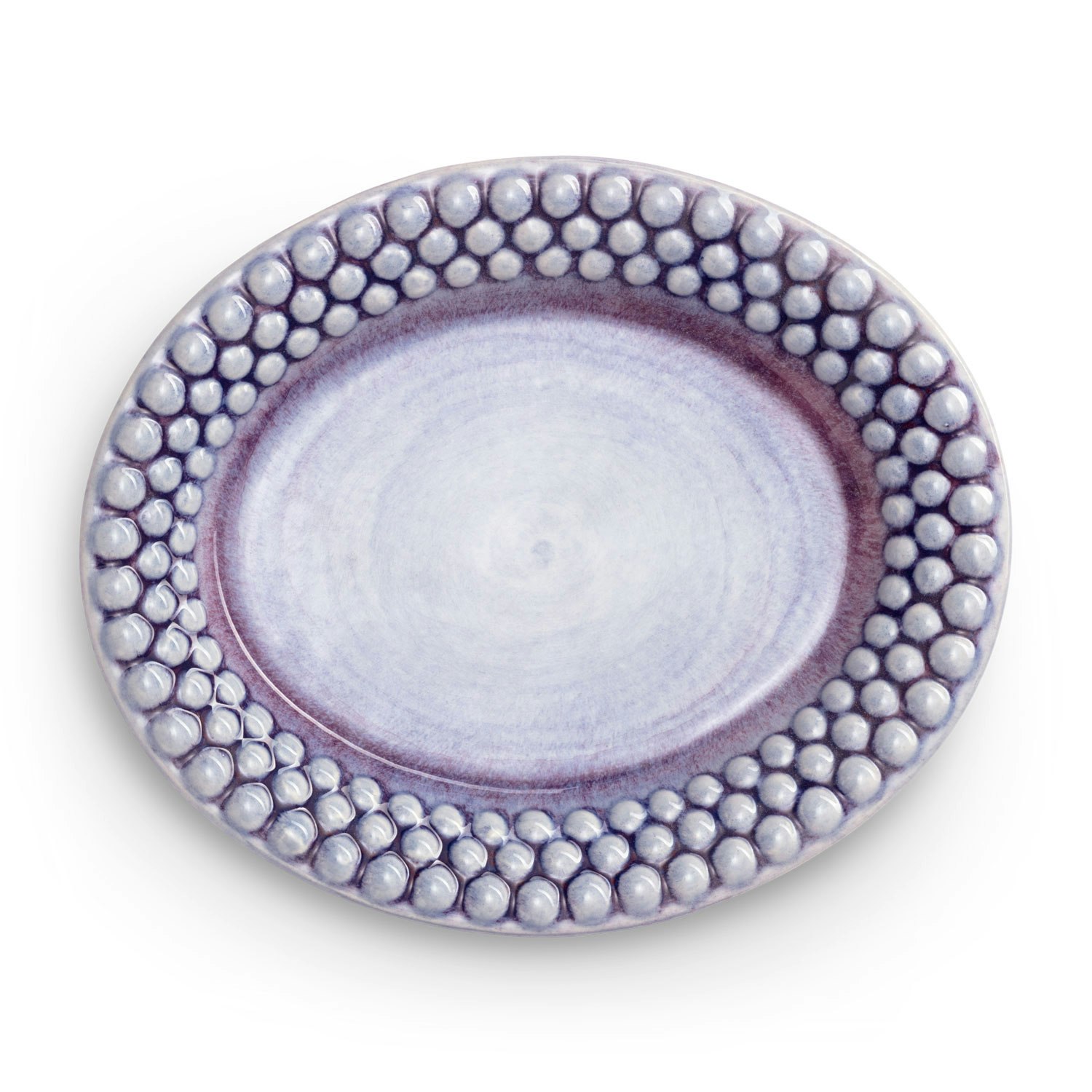 Mateus Bubbles Oval Tallrik 20 Cm Viol - Assietter Keramik Violet