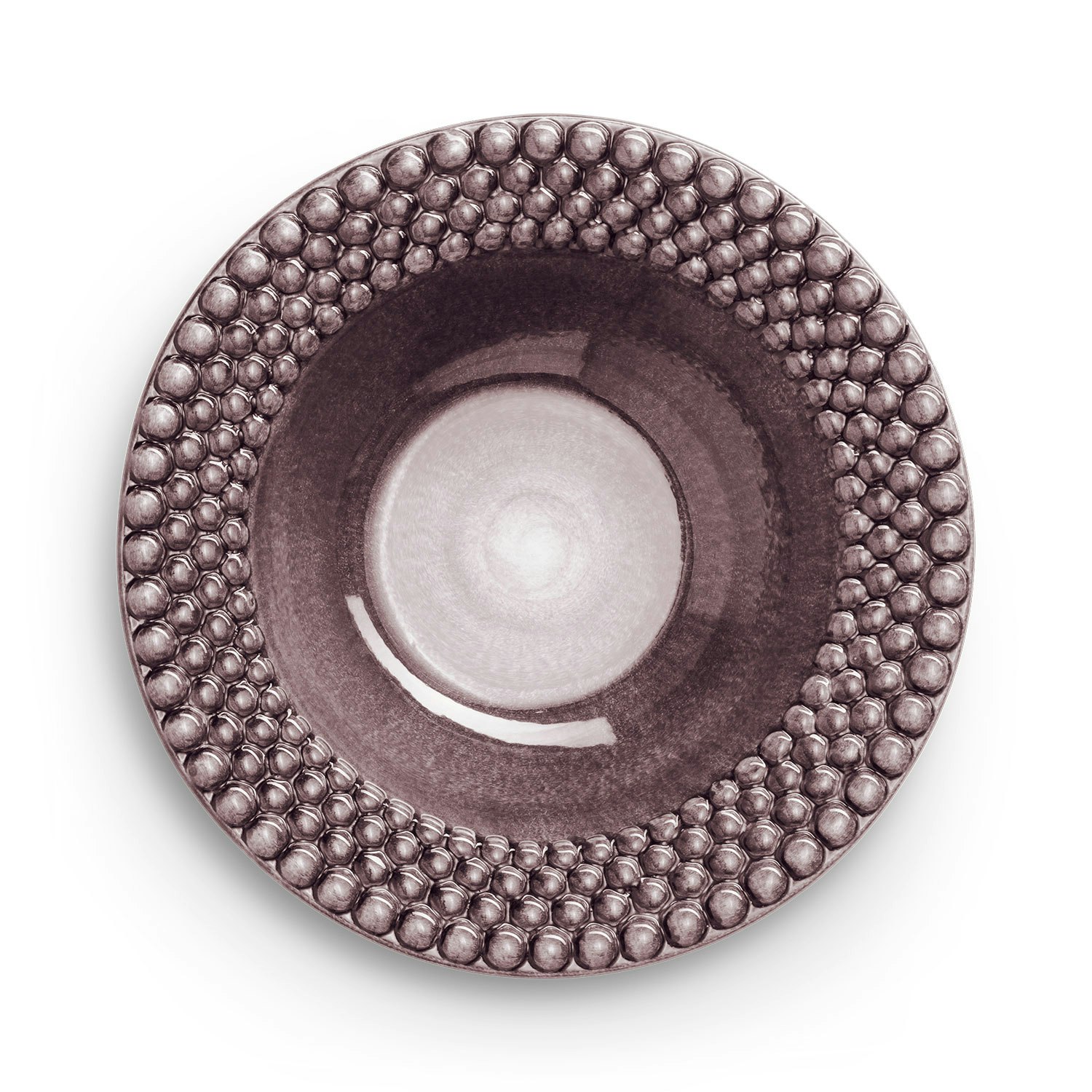 mateus bubbles sopptallrik 25 cm - keramik plommon