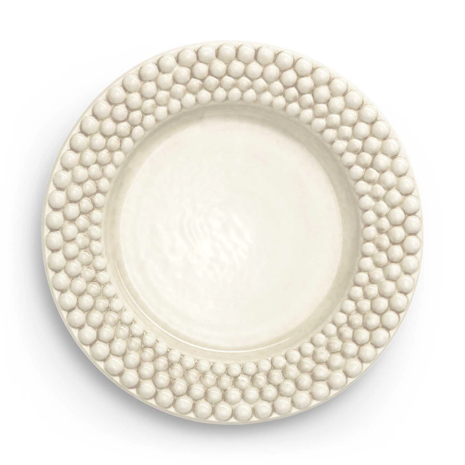 mateus bubbles tallrik 28 cm - keramik sand